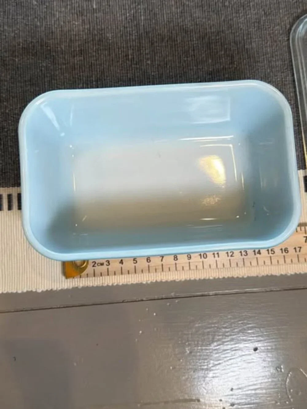 Vintage Pyrex 503 Turquoise Refrigerator Dish with Lid
